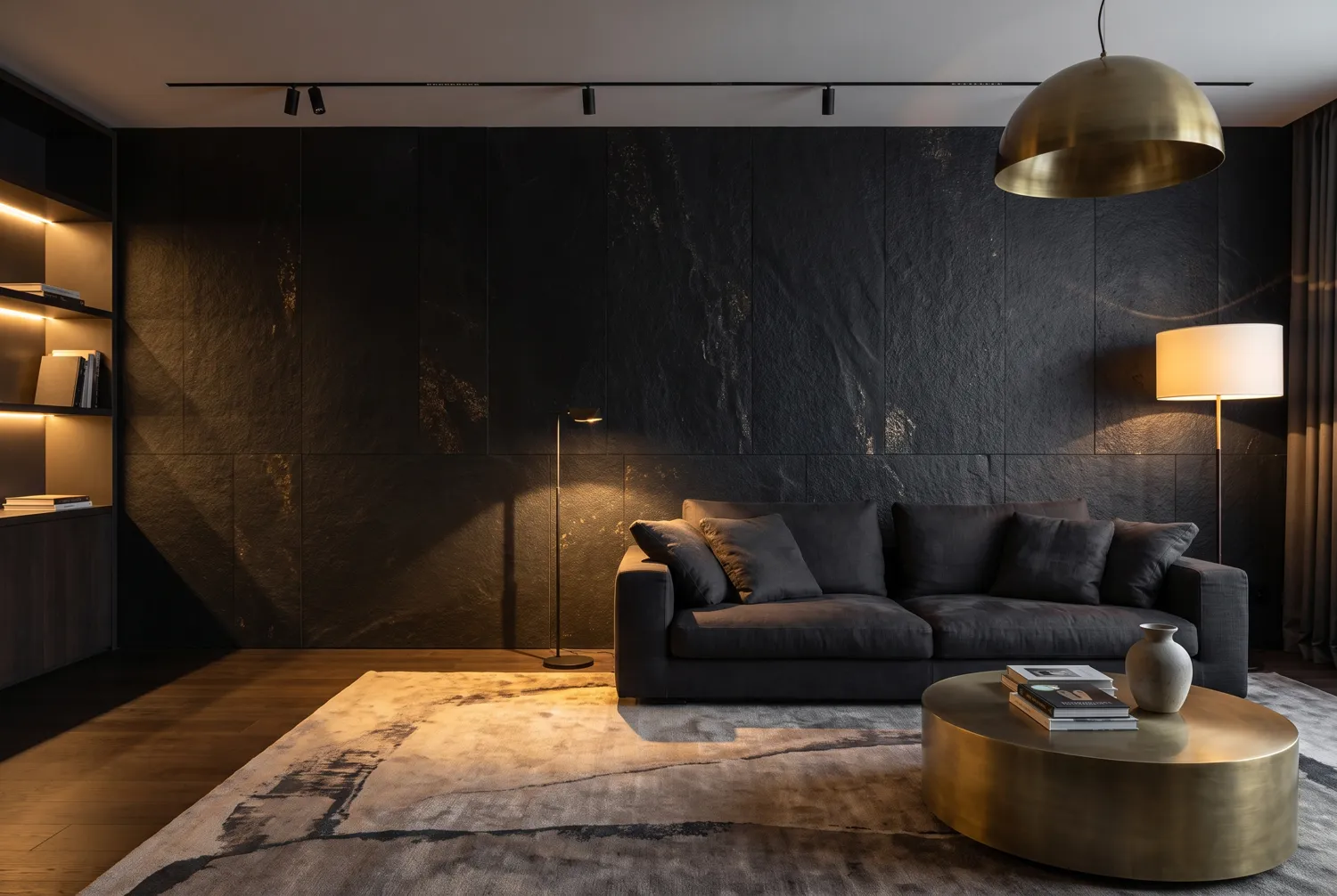 Living · black basalt — flexible ceramic