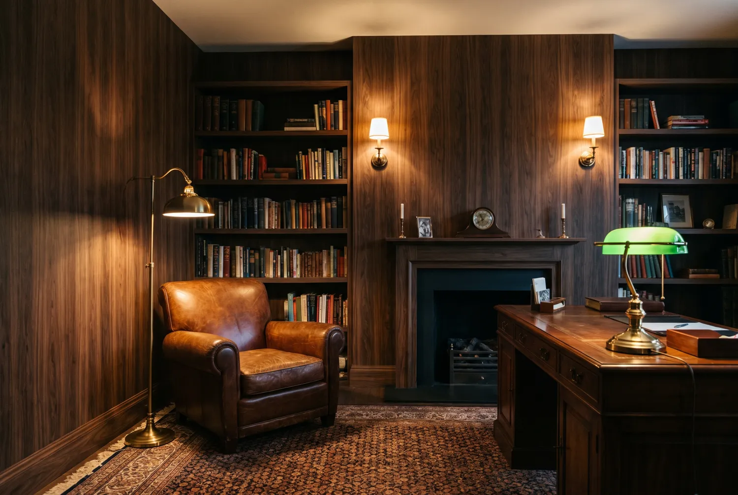 Study · dark walnut — flexible ceramic