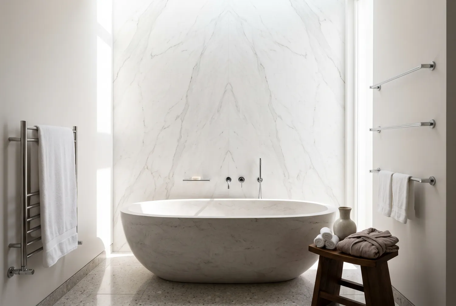 Bath · white marble — flexible ceramic
