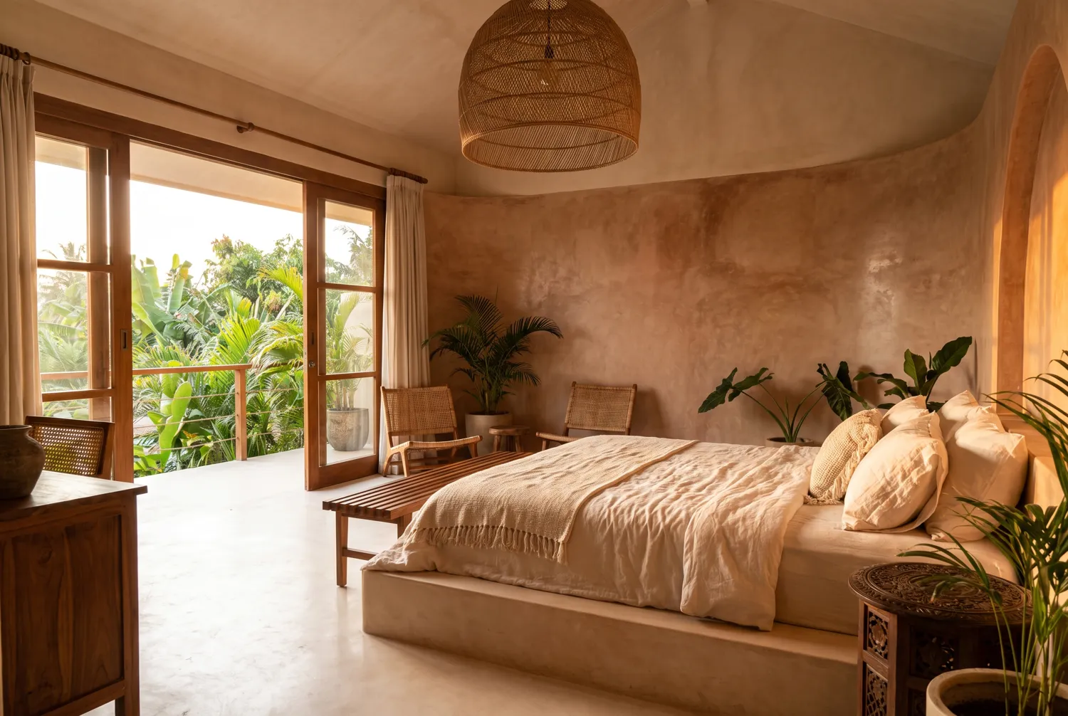 Bedroom · clay — flexible ceramic
